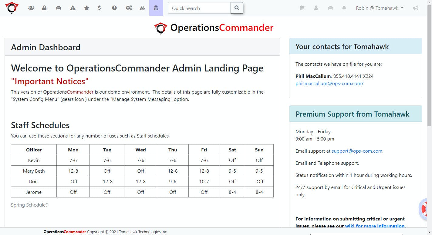 OperationsCommander Screenshot 2