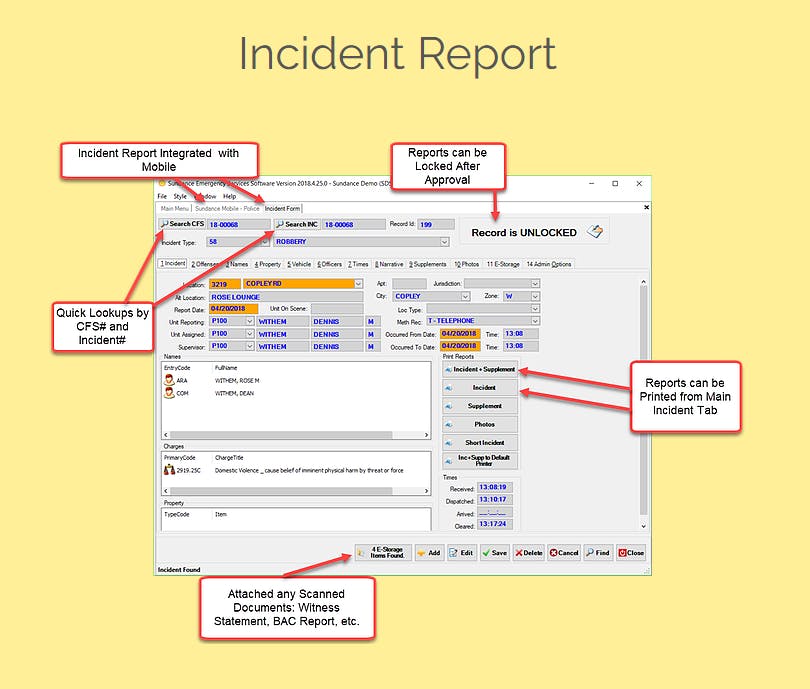 Records Management Software Screenshot 1