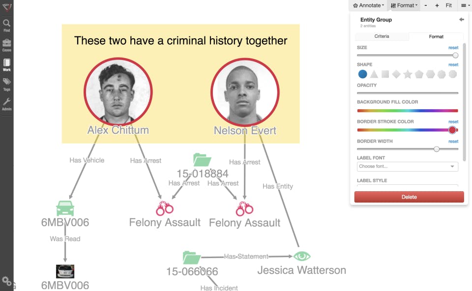 Visallo Screenshot 1