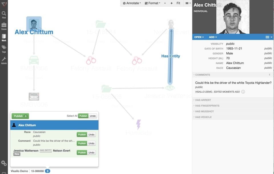 Visallo Screenshot 4