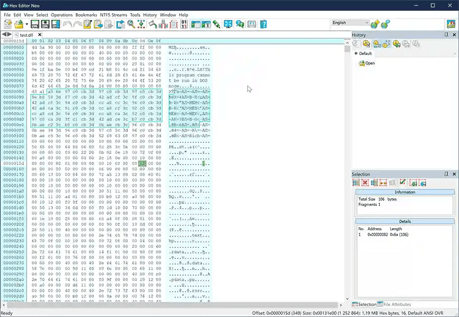 Free Hex Editor Neo Screenshot 1