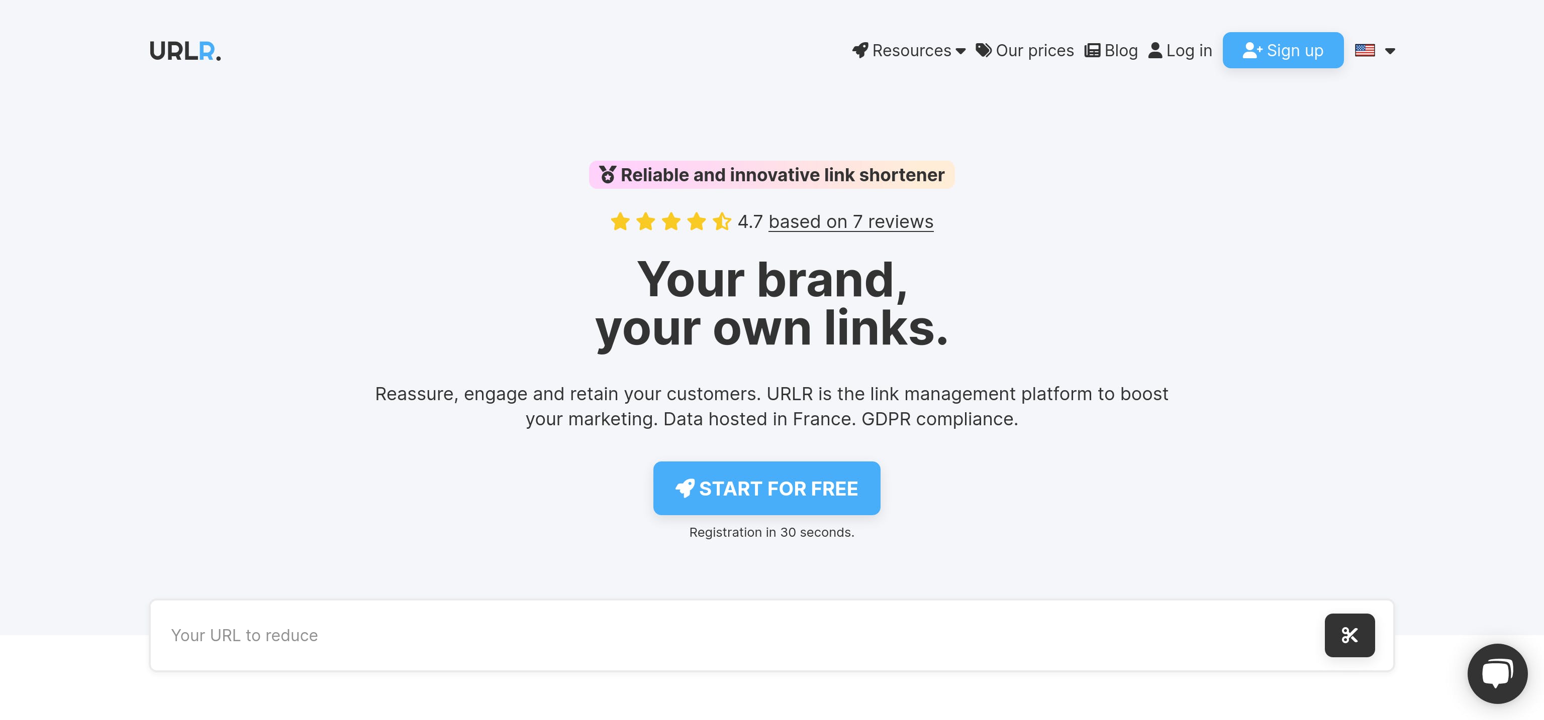 URLR Screenshot 1