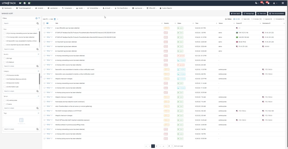 UTMStack Screenshot 2