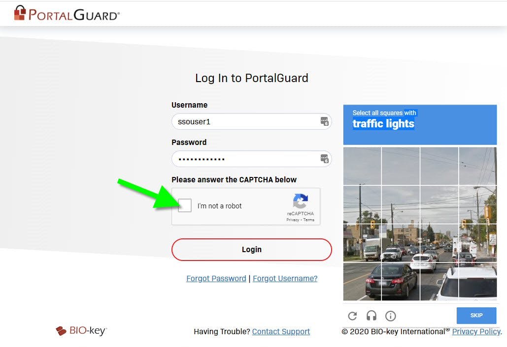 PortalGuard Screenshot 1