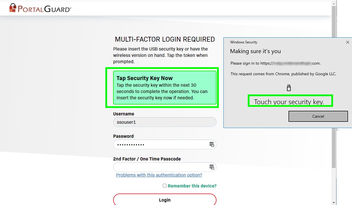 PortalGuard Screenshot 2