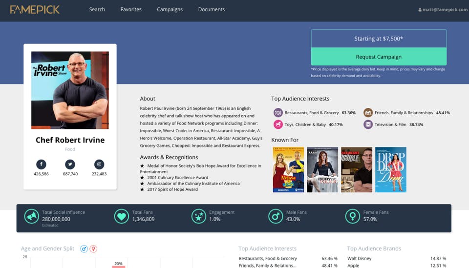 FamePick Screenshot 2