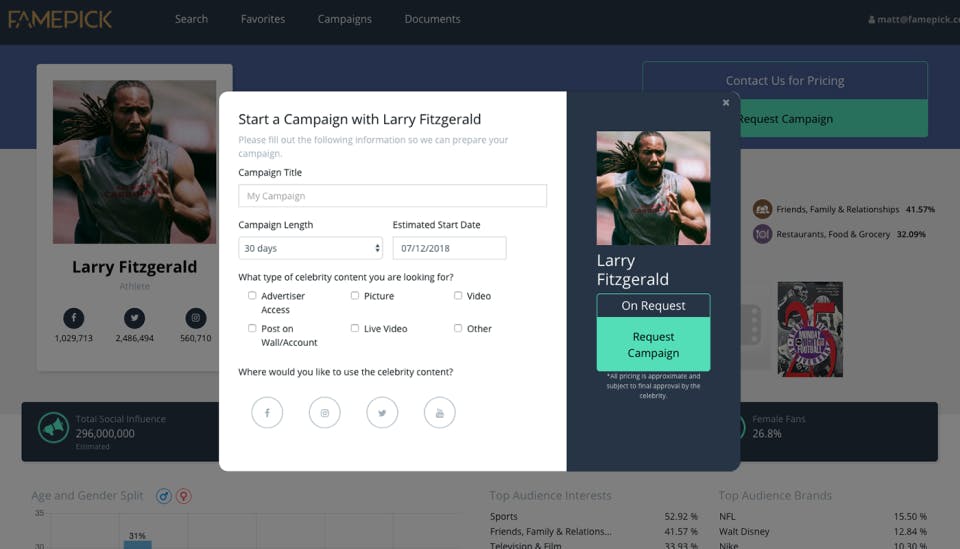 FamePick Screenshot 3