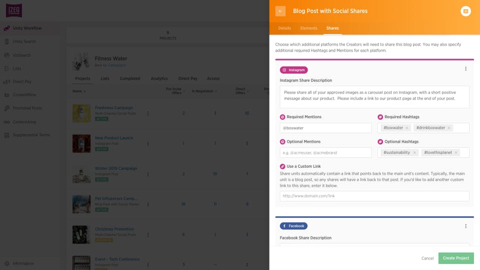 Izea Screenshot 3