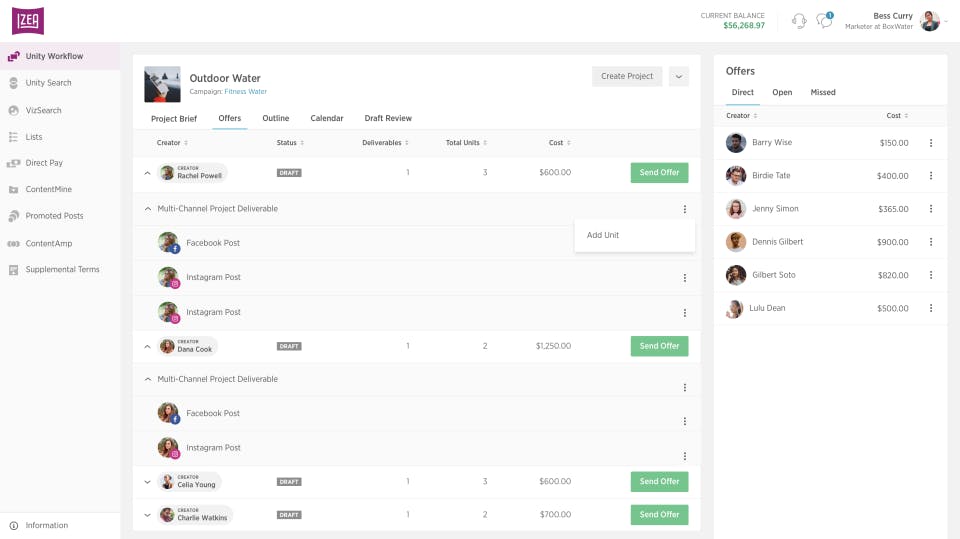 Izea Screenshot 4