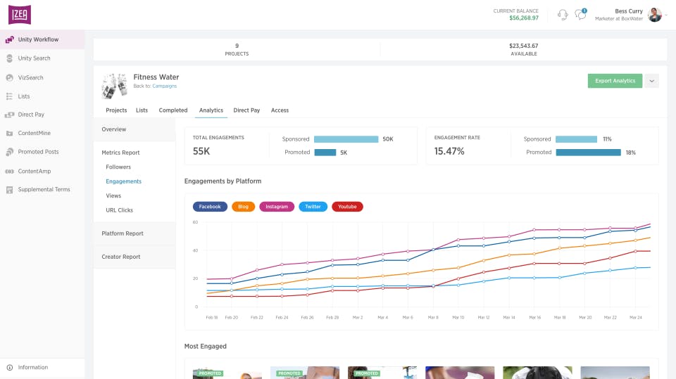 Izea Screenshot 5