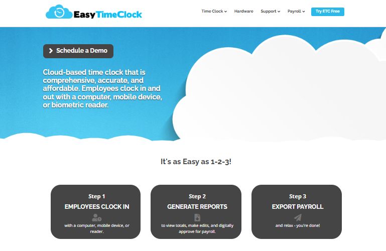Easy Time Clock Screenshot 2