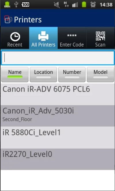 uniFLOW Screenshot 1