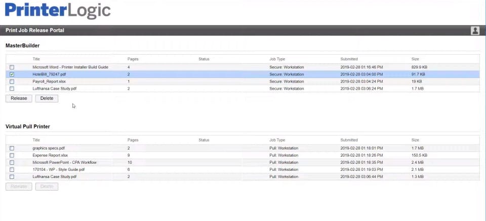 PrinterLogic Screenshot 1