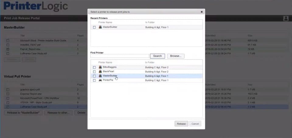 PrinterLogic Screenshot 2