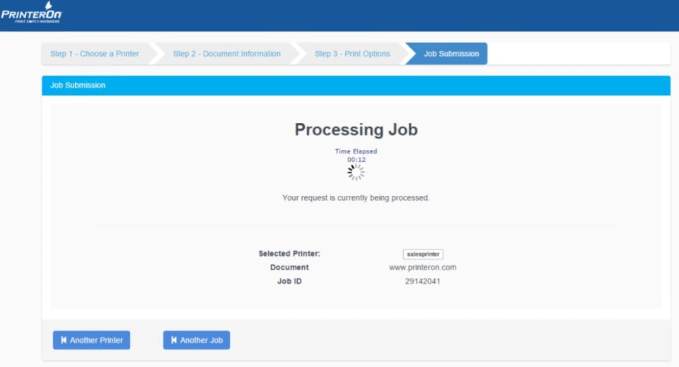 PrinterOn Enterprise Screenshot 2