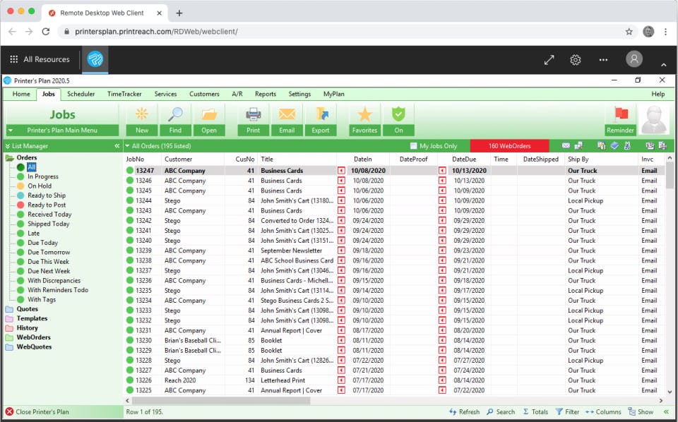 Printers Plan Screenshot 1