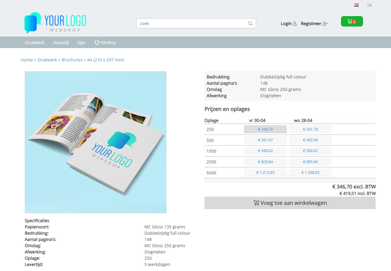 WhiteLabelShop Screenshot 2
