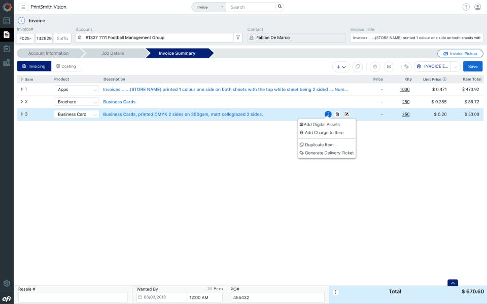 PrintSmith Vision Screenshot 4