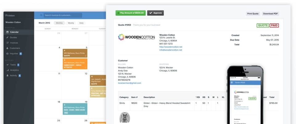 Printavo Screenshot 1