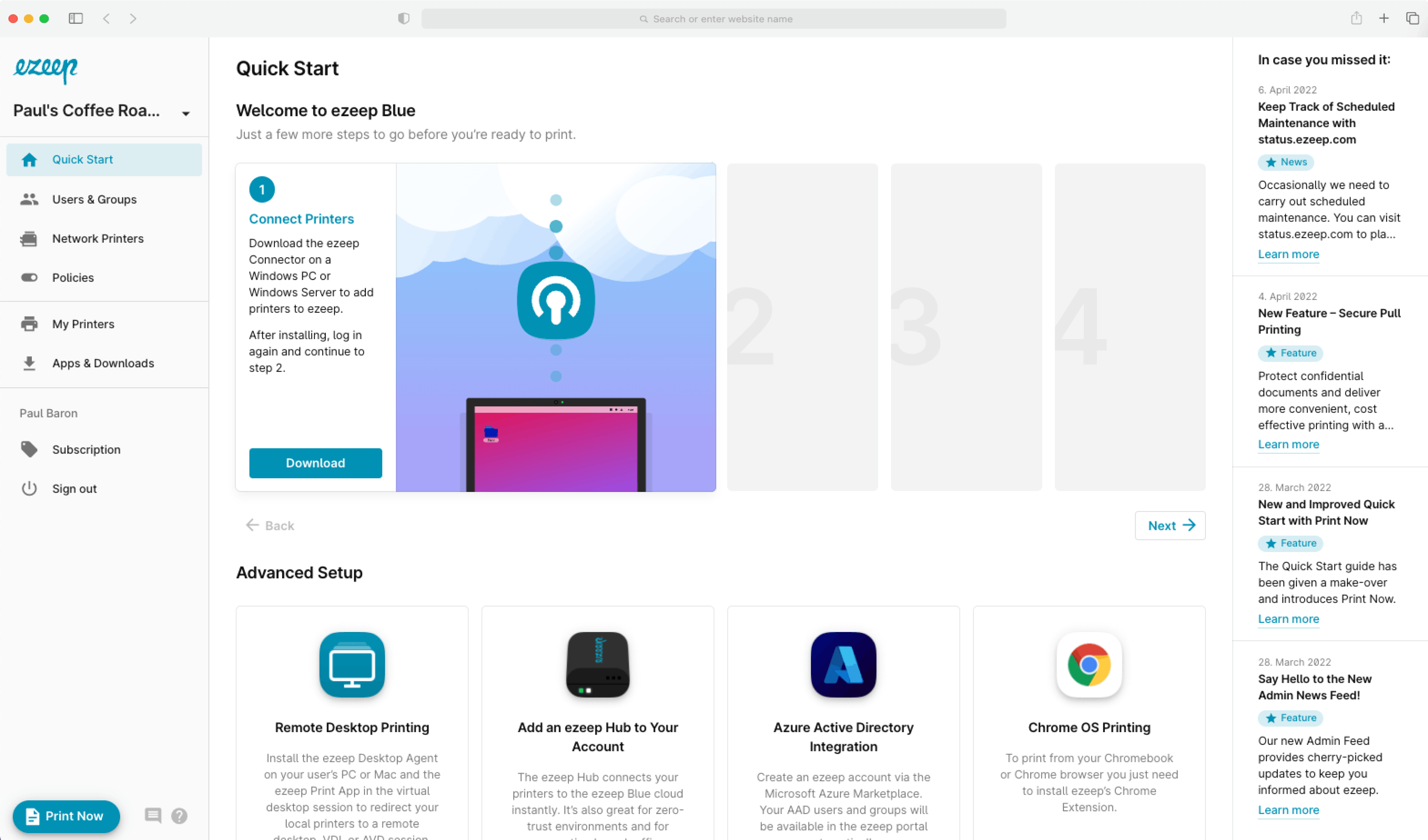 ezeep Screenshot 3
