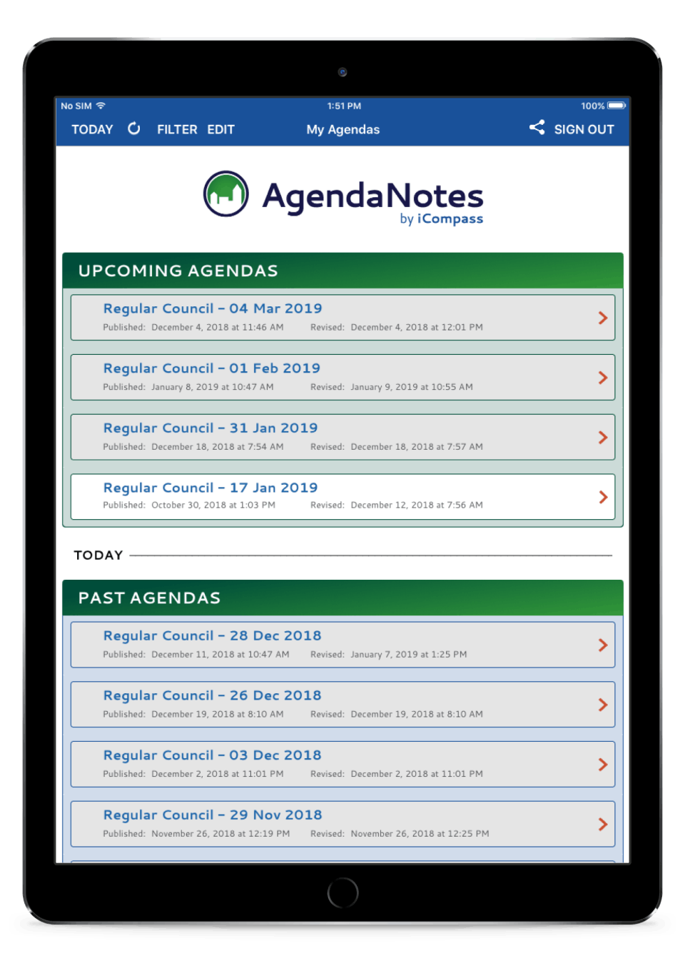 iCompass  Screenshot 2