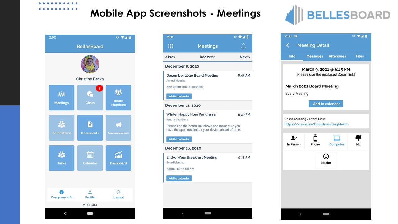 BellesBoard Screenshot 1