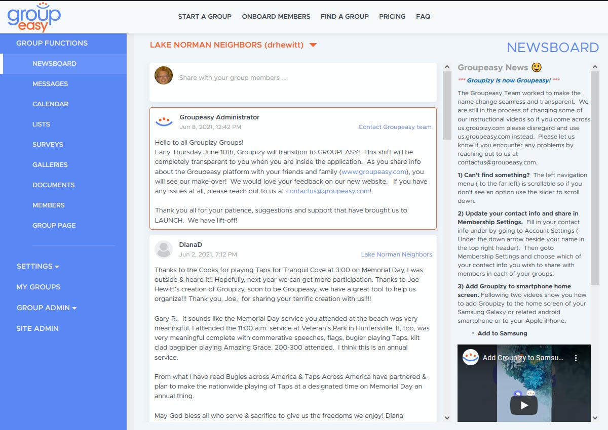 Groupeasy Screenshot 1