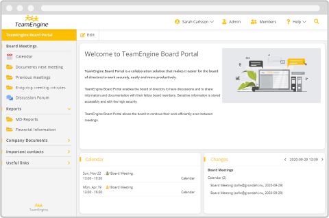 TeamEngine Screenshot 2