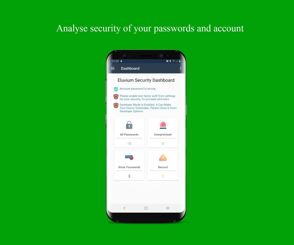 Eluvium Password Manager Screenshot 5