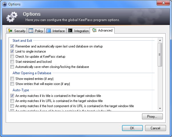 KeePass Screenshot 5