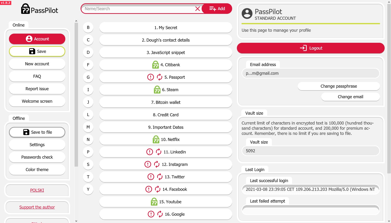 PassPilot Screenshot 1