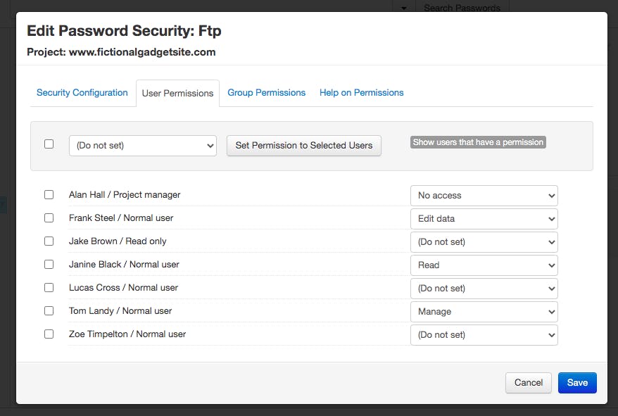 Team Password Manager Screenshot 3