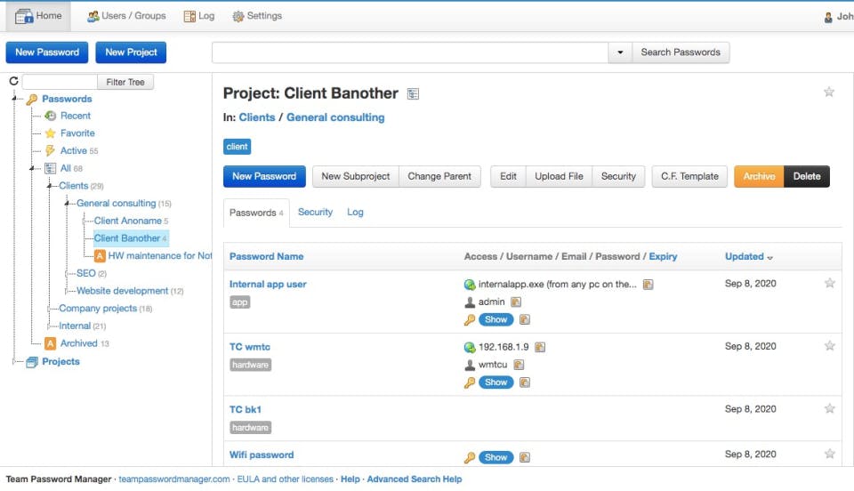 Team Password Manager Screenshot 5