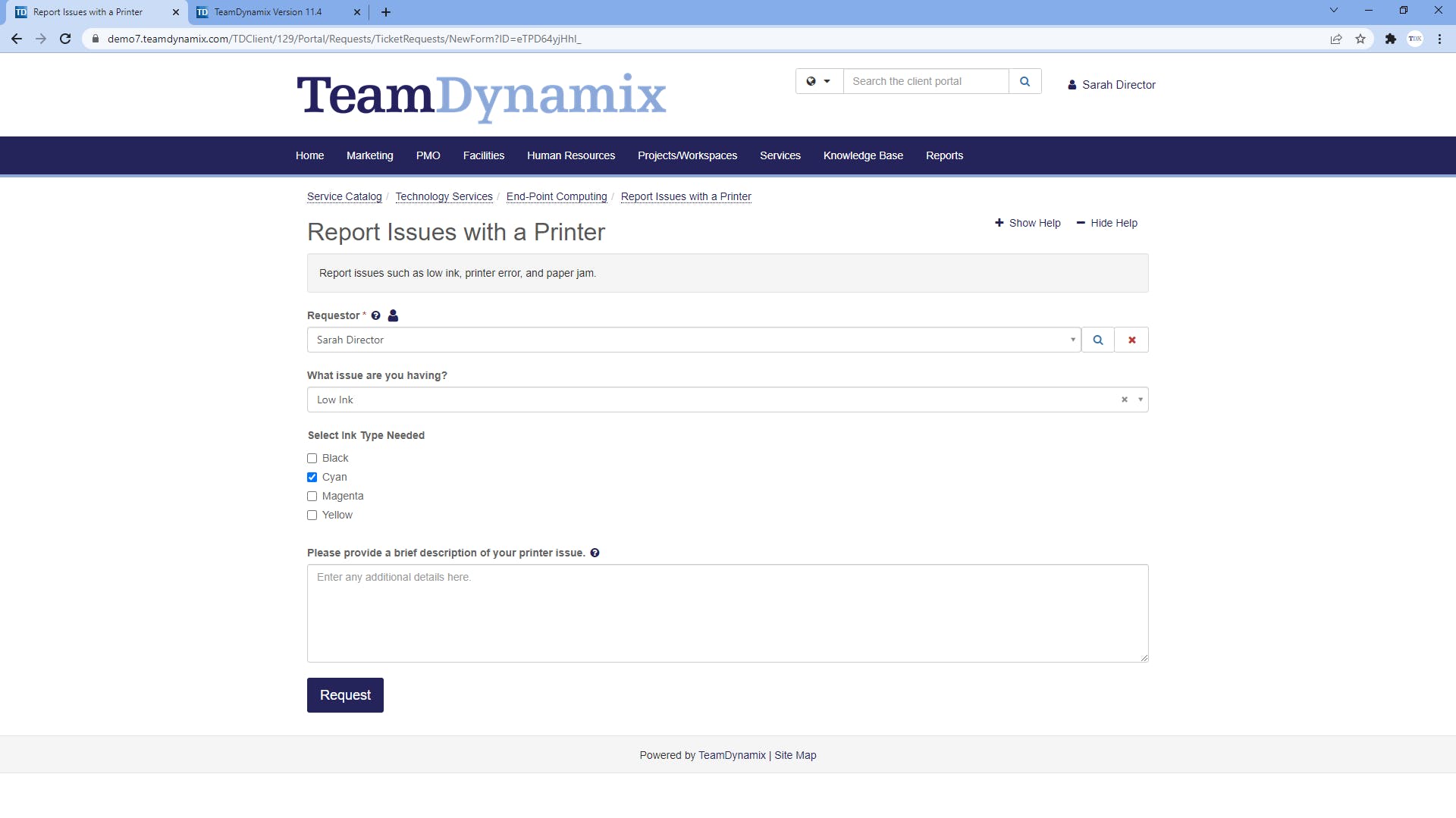 TeamDynamix Screenshot 4