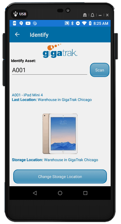 GigaTrak Asset Tracking System Screenshot 2