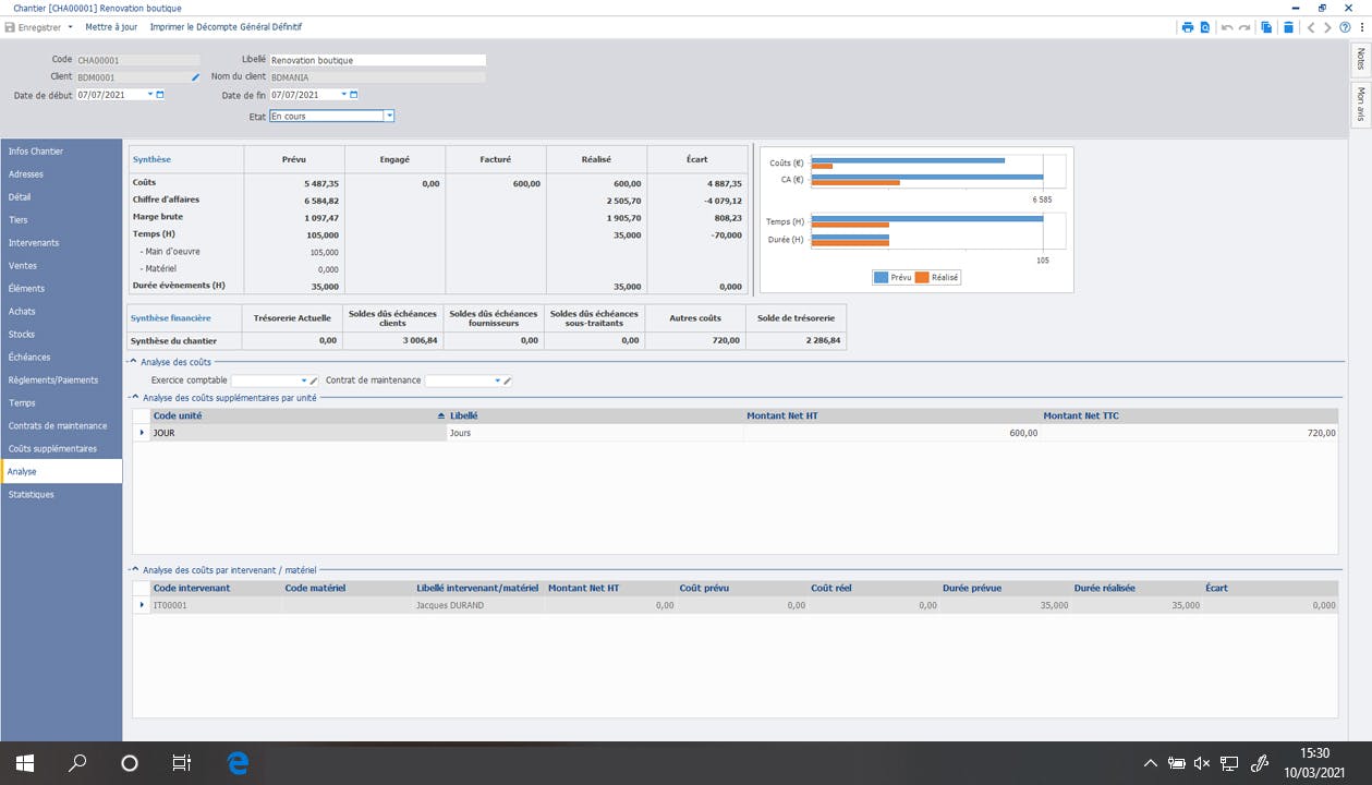 EBP Gestion Bâtiment Screenshot 2