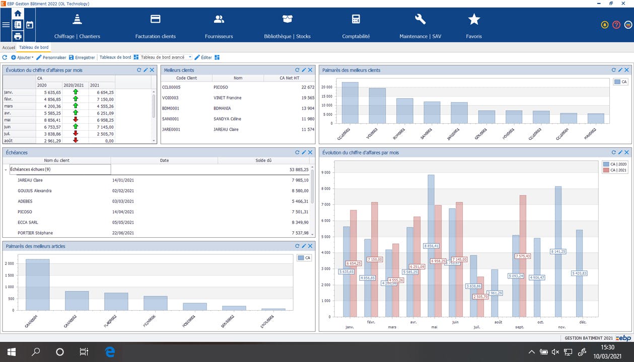 EBP Gestion Bâtiment Screenshot 4