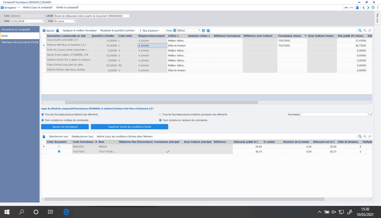 EBP Gestion Bâtiment Screenshot 5