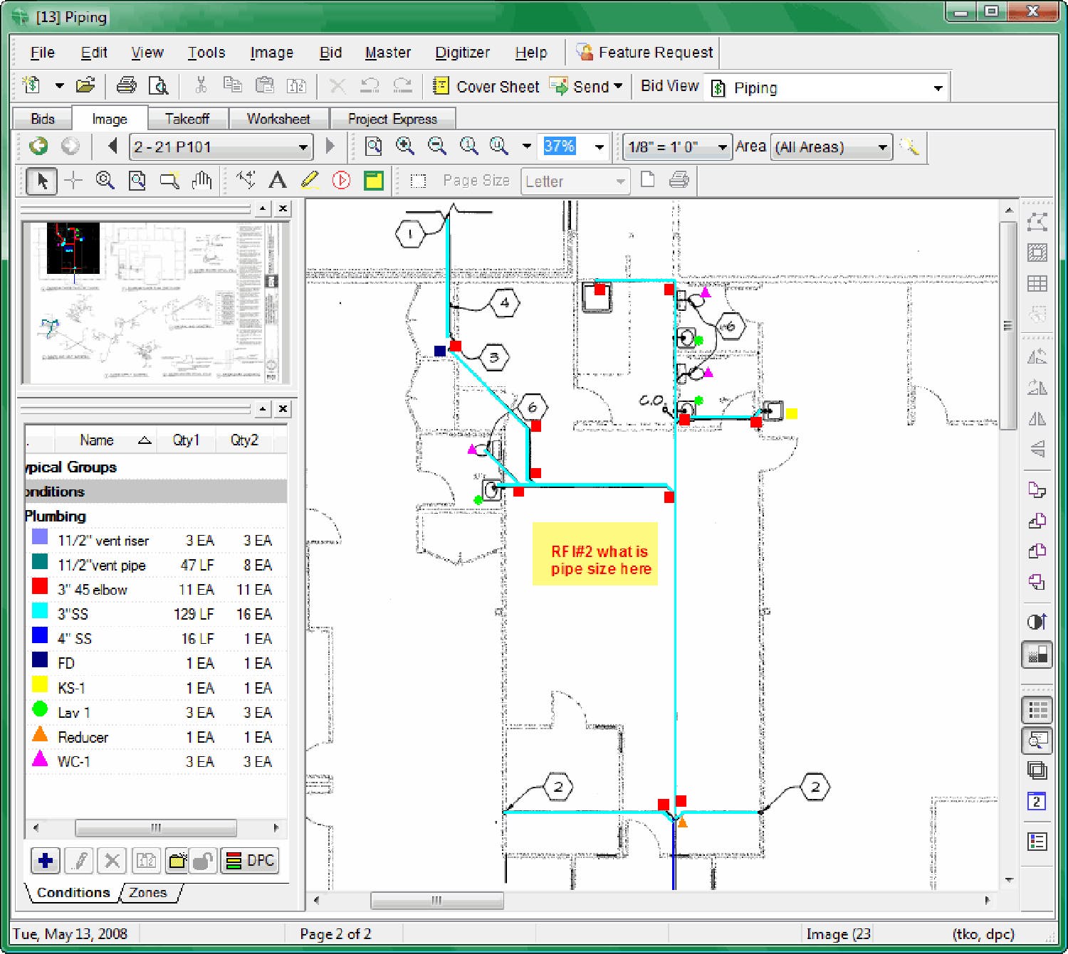 Plumbing Bid Manager Screenshot 1