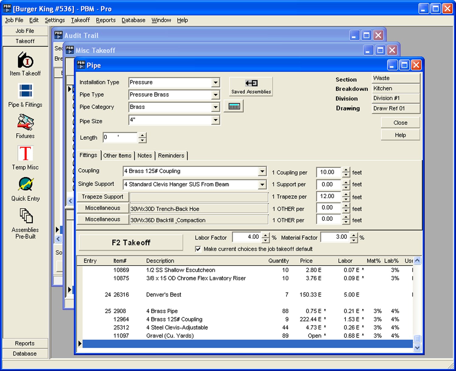 Plumbing Bid Manager Screenshot 2