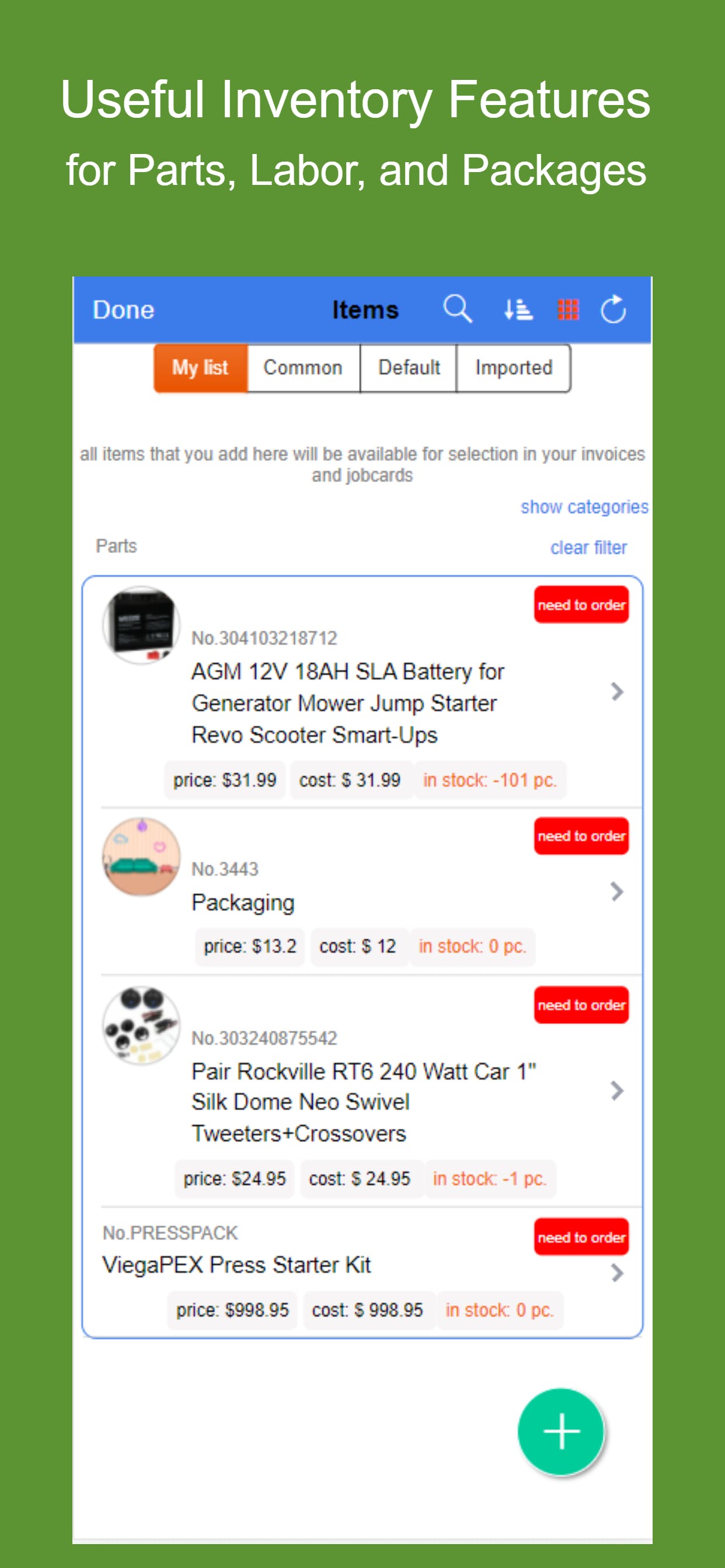 Plumbing Software Screenshot 5
