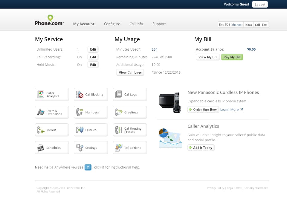 Phone.com Screenshot 1