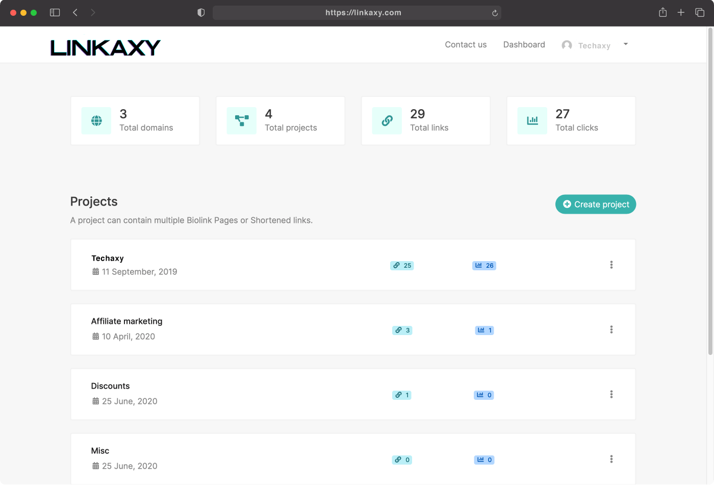 Linkaxy Screenshot 2