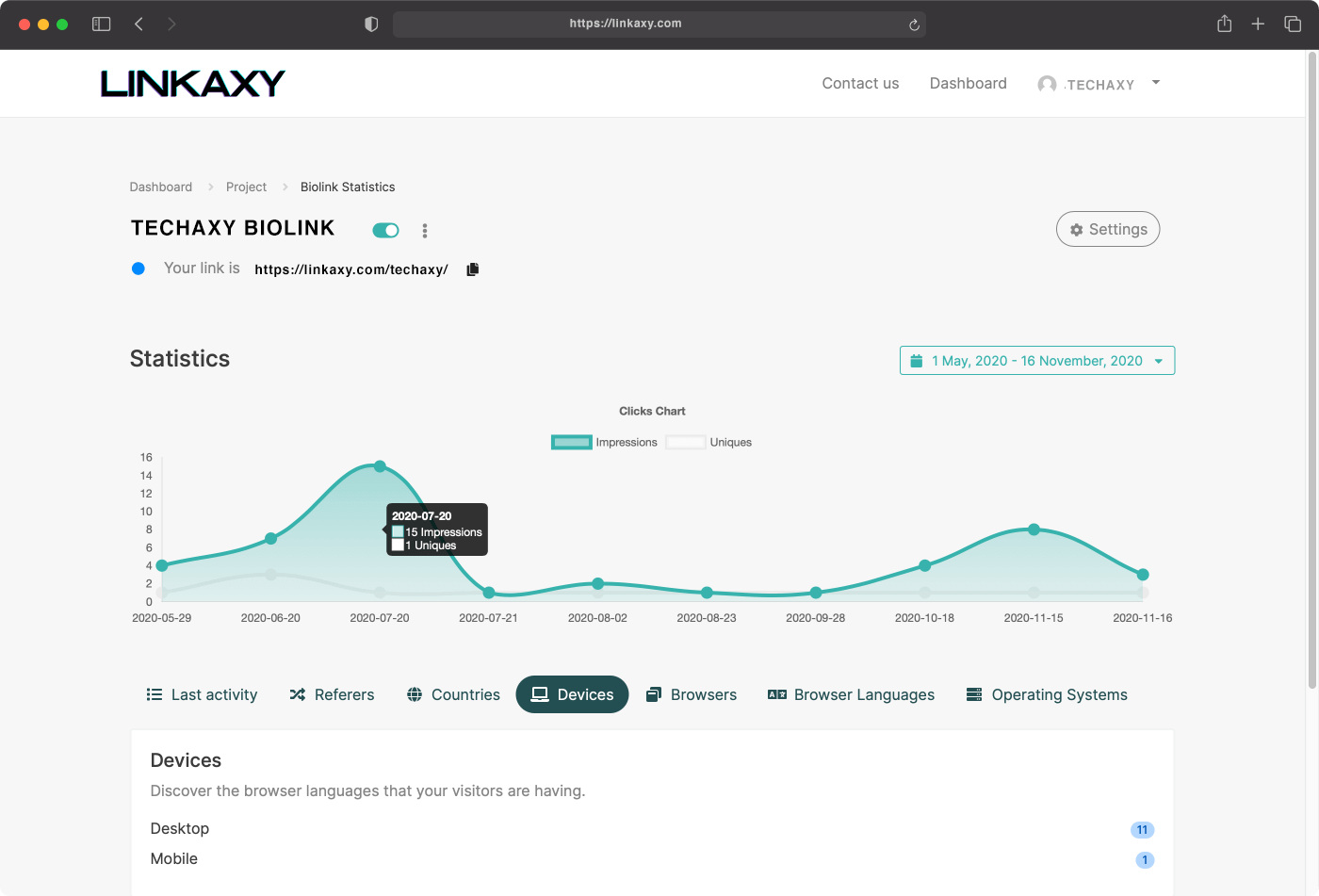 Linkaxy Screenshot 5