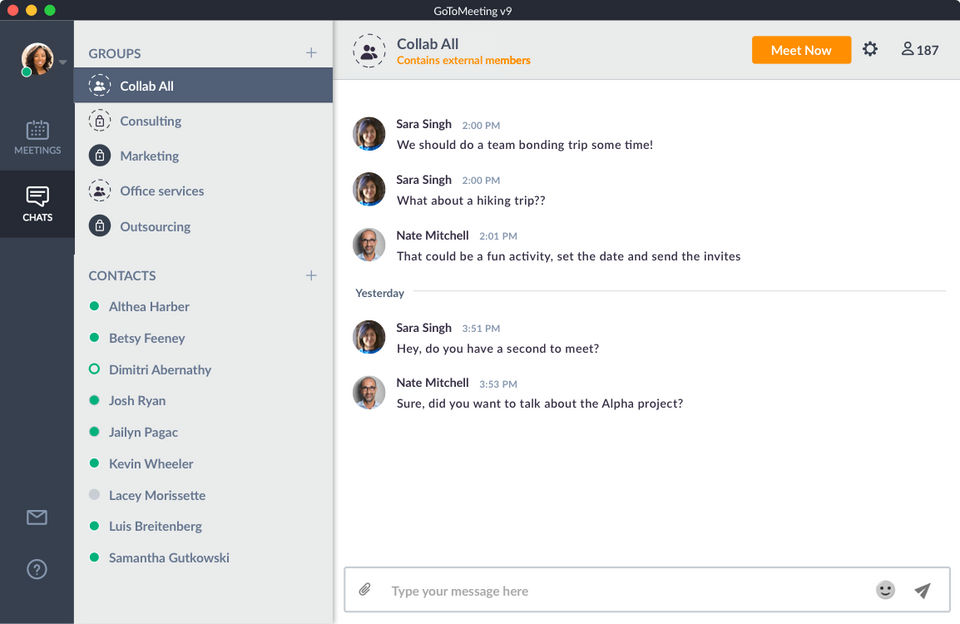 GotoMeeting Screenshot 1