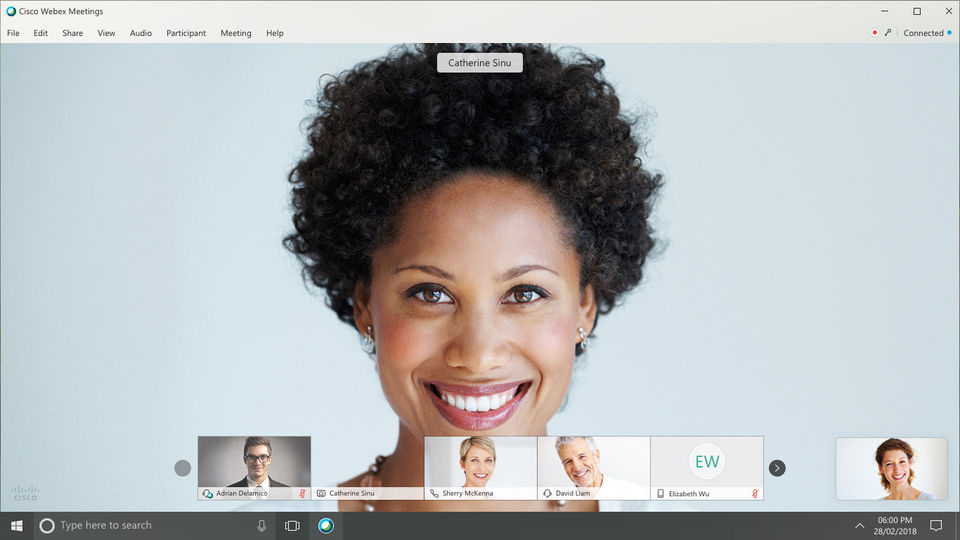 Cisco Webex Meetings Screenshot 1