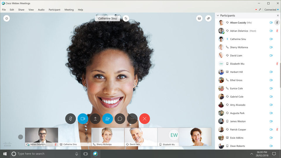 Cisco Webex Meetings Screenshot 2