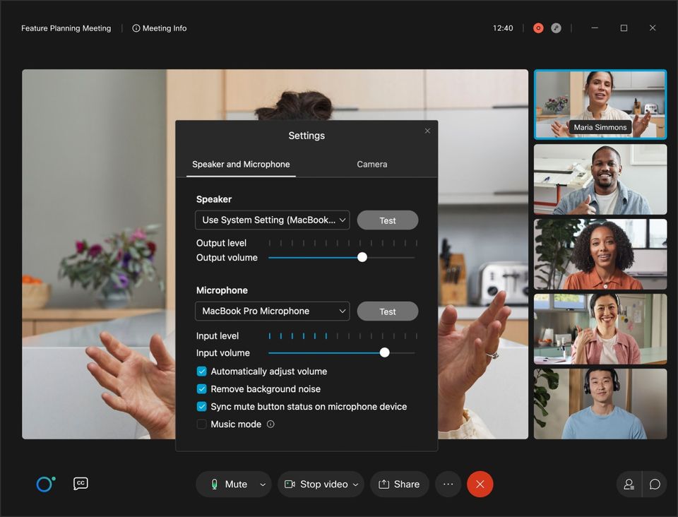 Cisco Webex Meetings Screenshot 4
