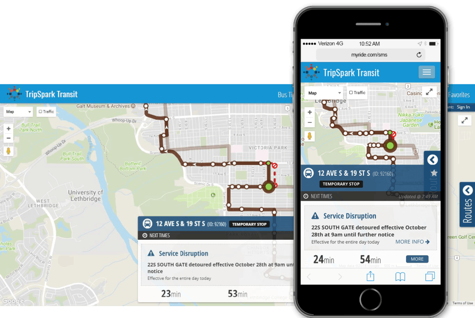 TripSpark Fixed Route & Paratransit Screenshot 1