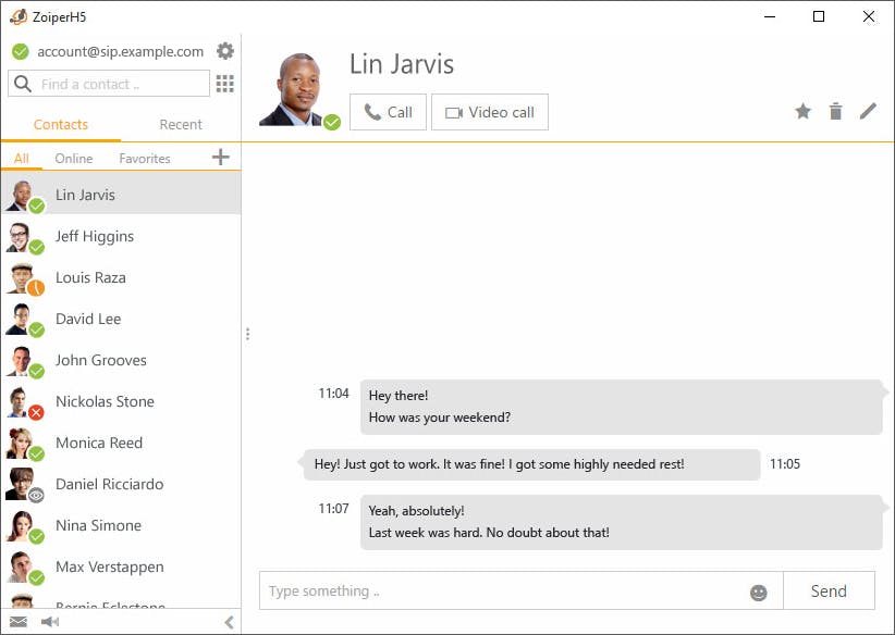 Zoiper Screenshot 2